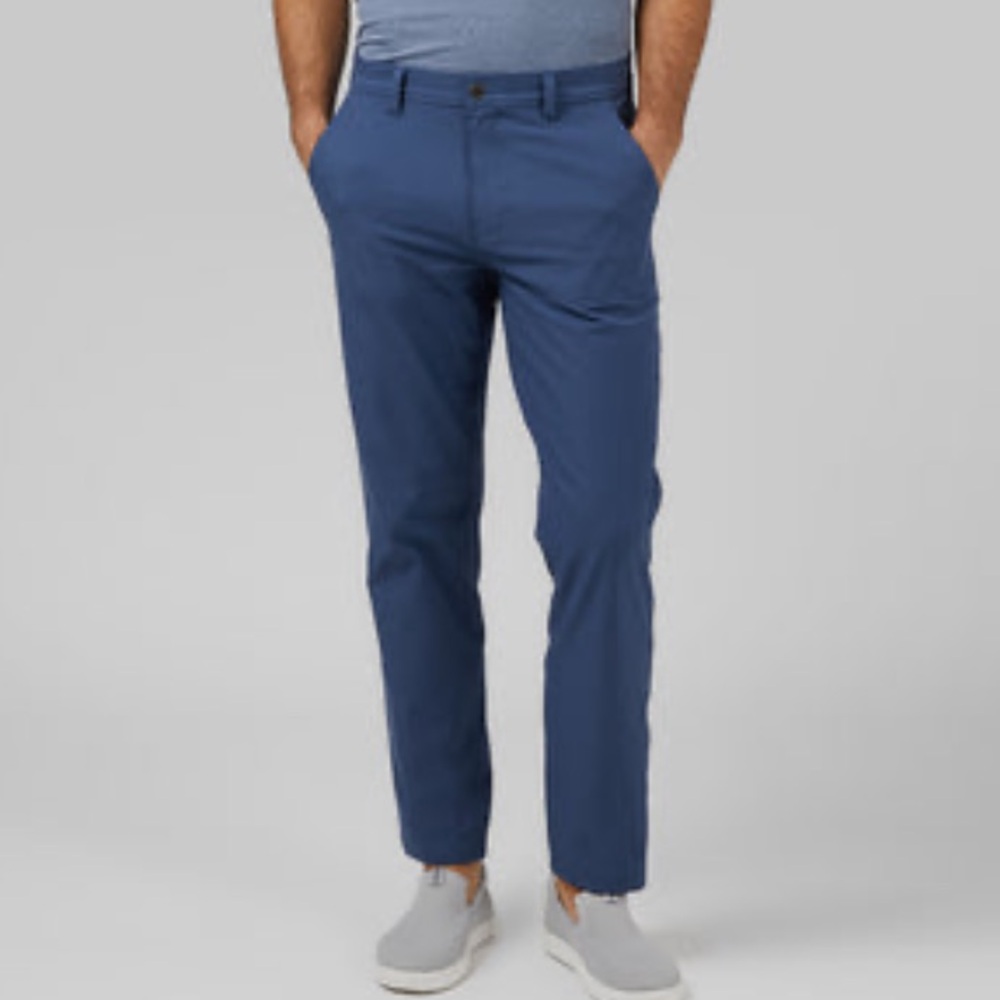 32 Degrees Mens Classic Stretch Performance Woven Pant in Indigo Coast Blue 38
